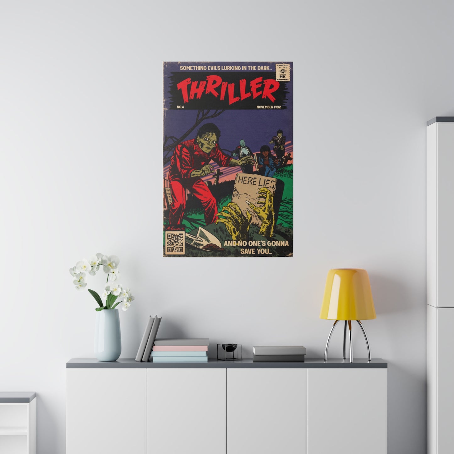 Michael Jackson - Thriller - Matte Canvas, Stretched, 0.75"