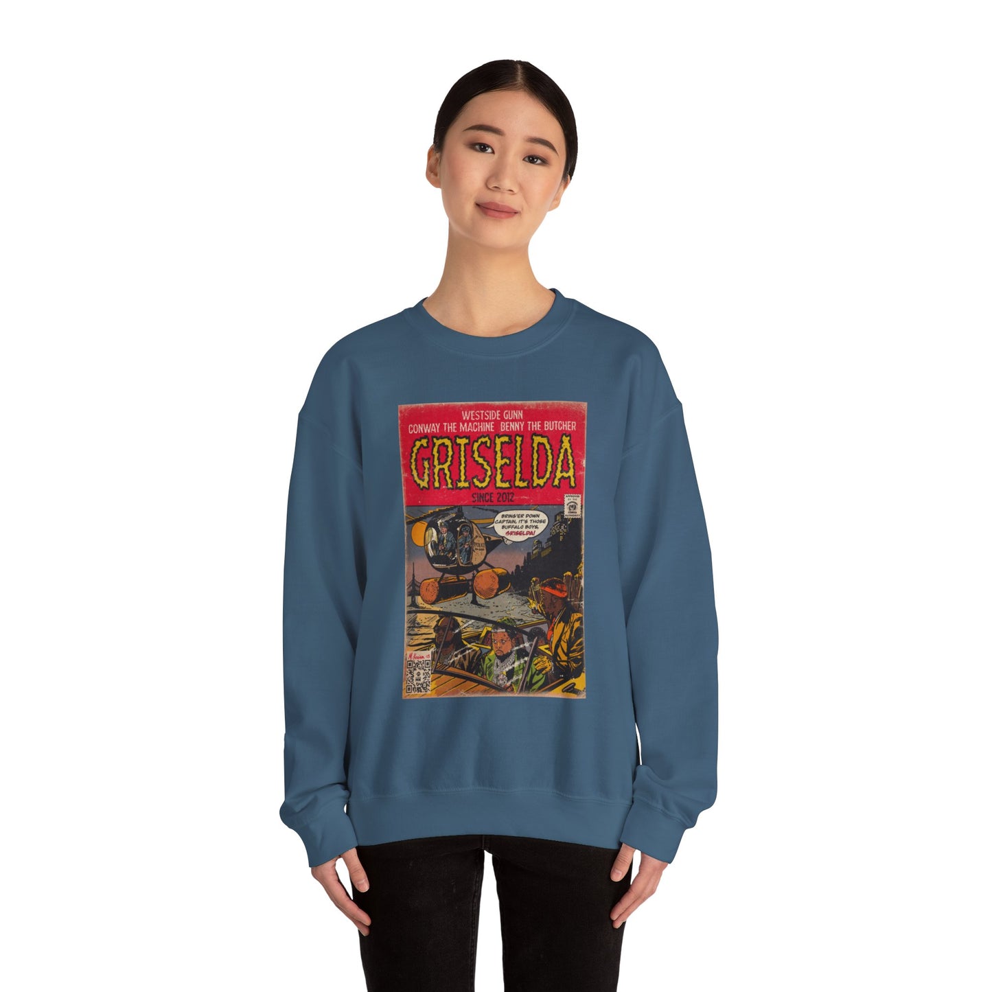 Griselda - Comic Book Art - Unisex Heavy Blend™ Crewneck Sweatshirt