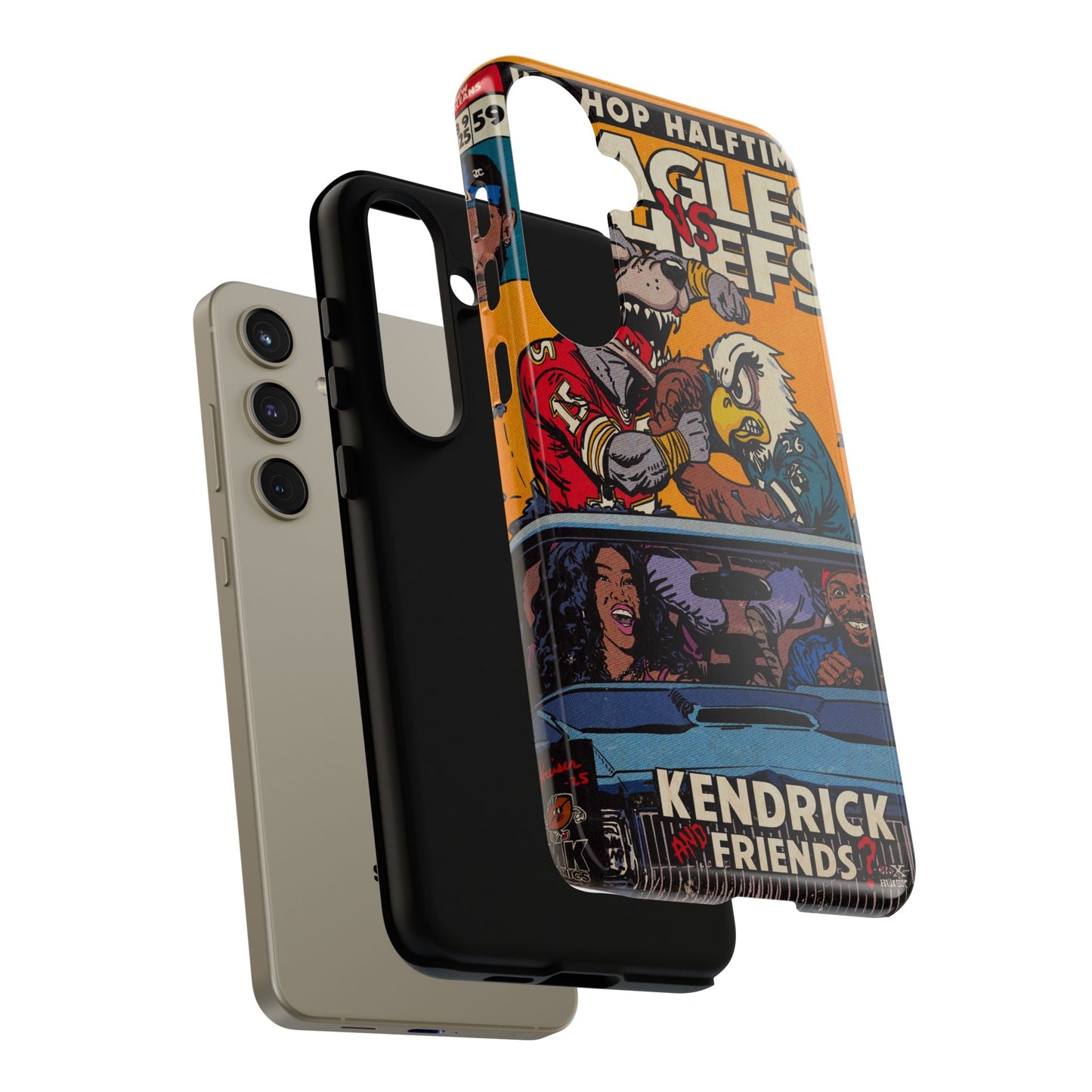 Kendrick & SZA - 2025 Halftime - Eagles vs Chiefs - Tough Phone Cases