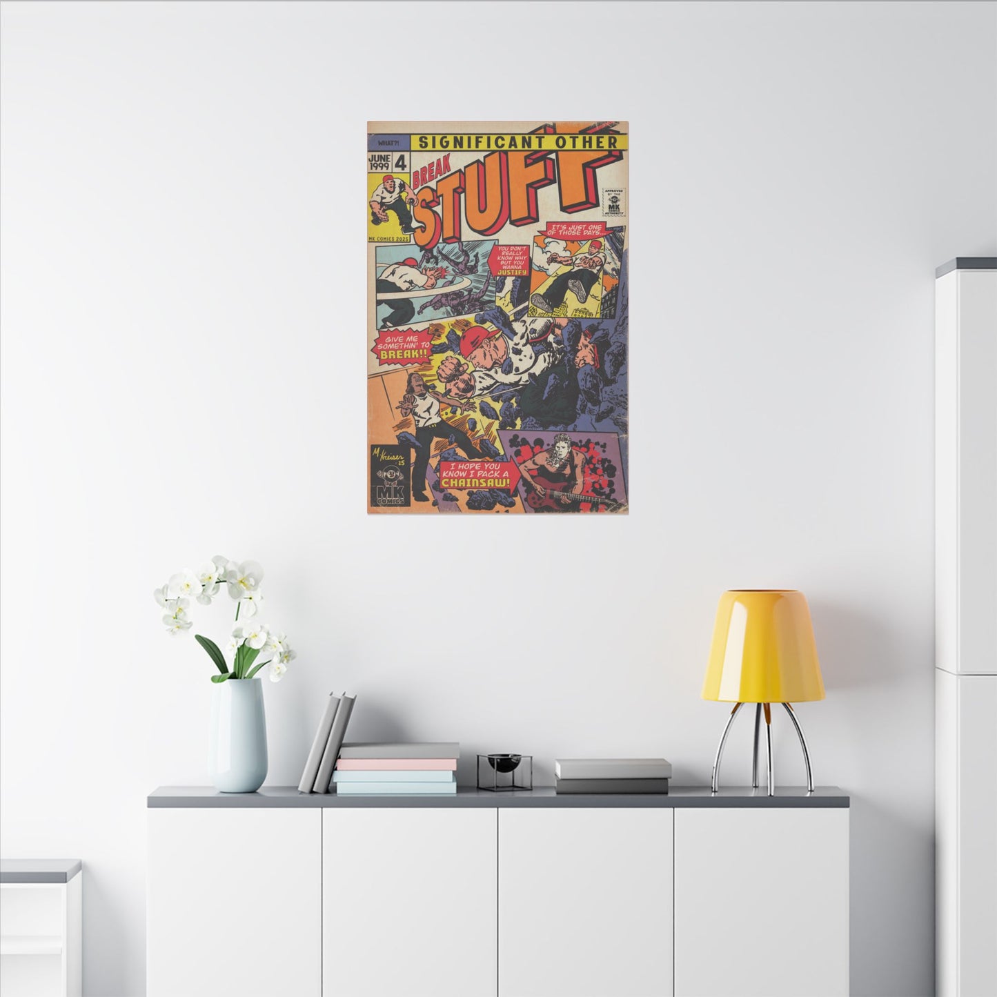 Break Stuff - Matte Canvas, Stretched, 0.75" (Multi-Size)