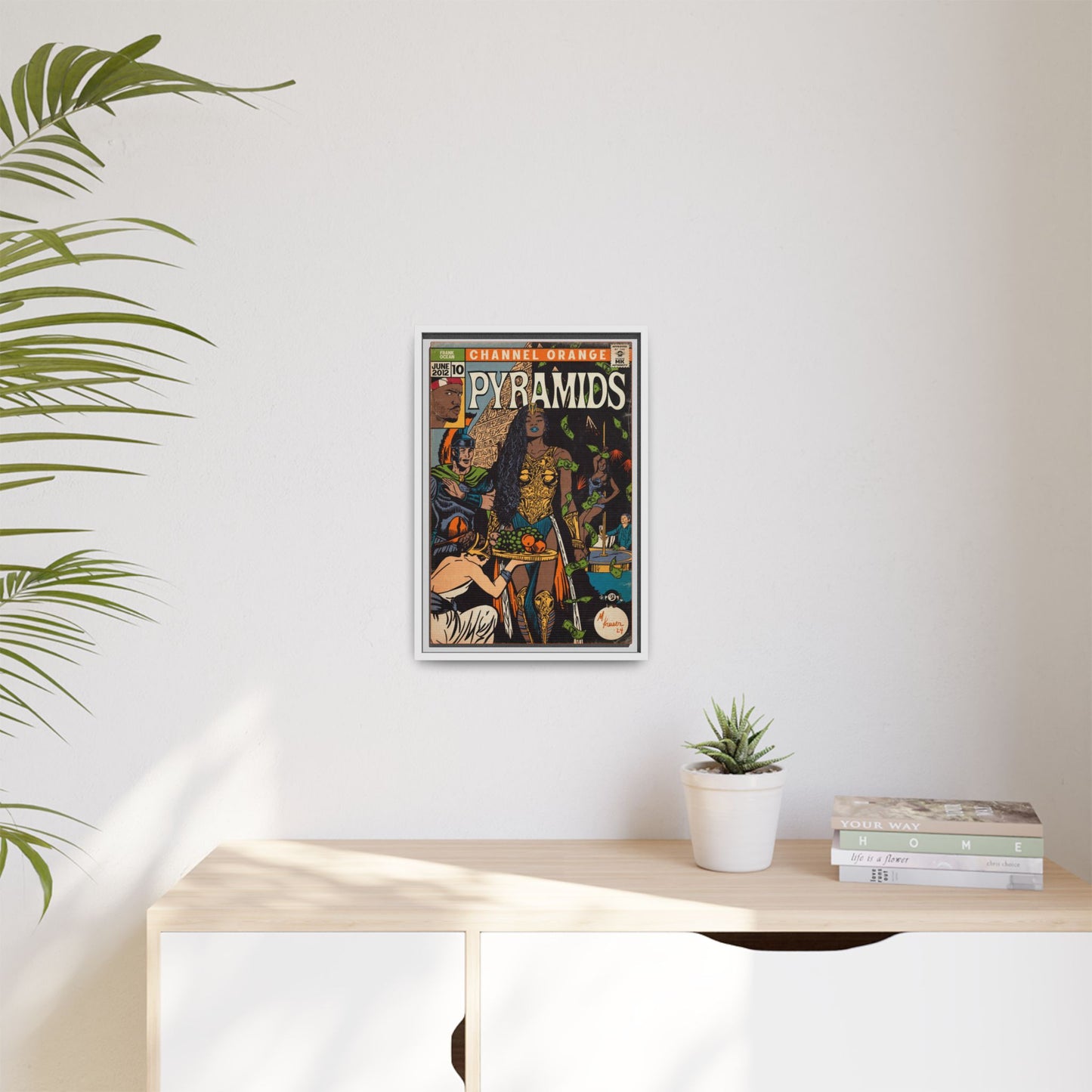Frank Ocean - Pyramids - Gallery Canvas Wraps, Vertical Frame