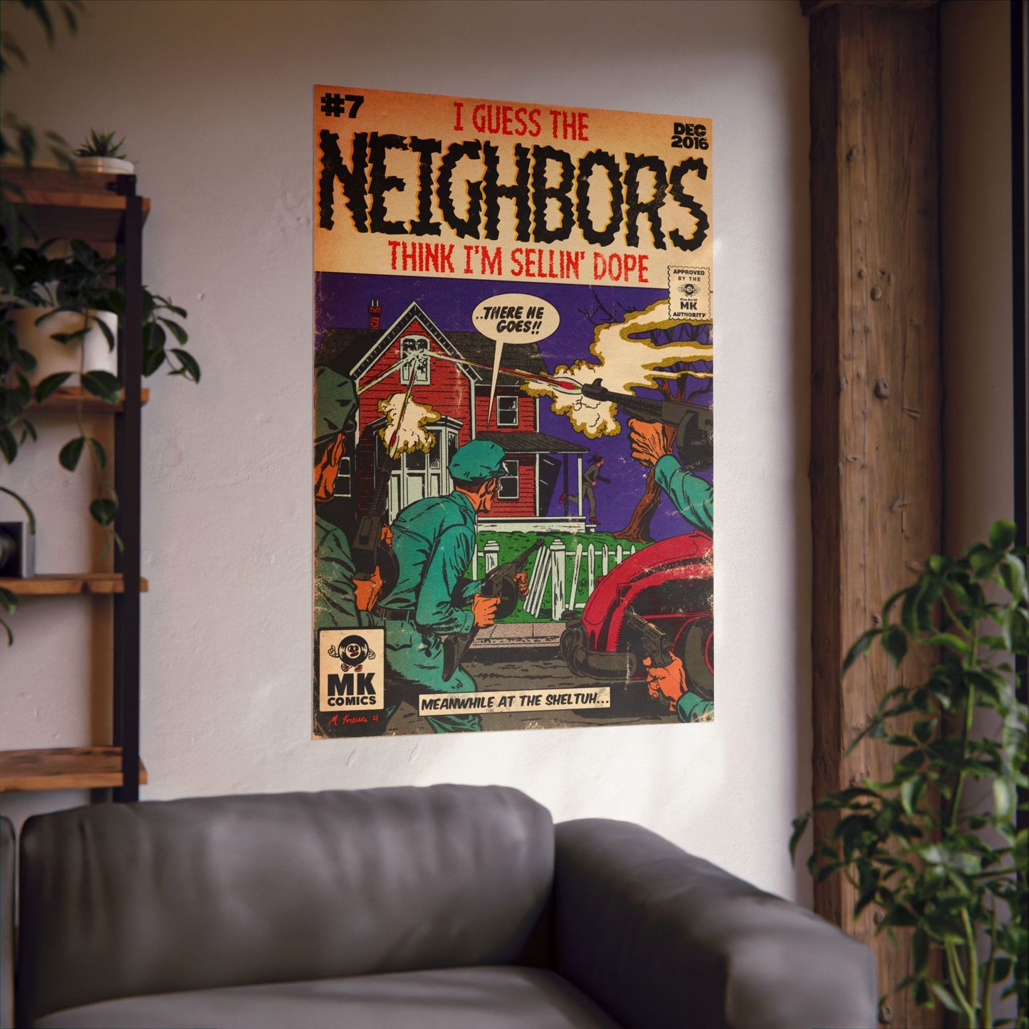 Neighbors - Vertical Matte Posters