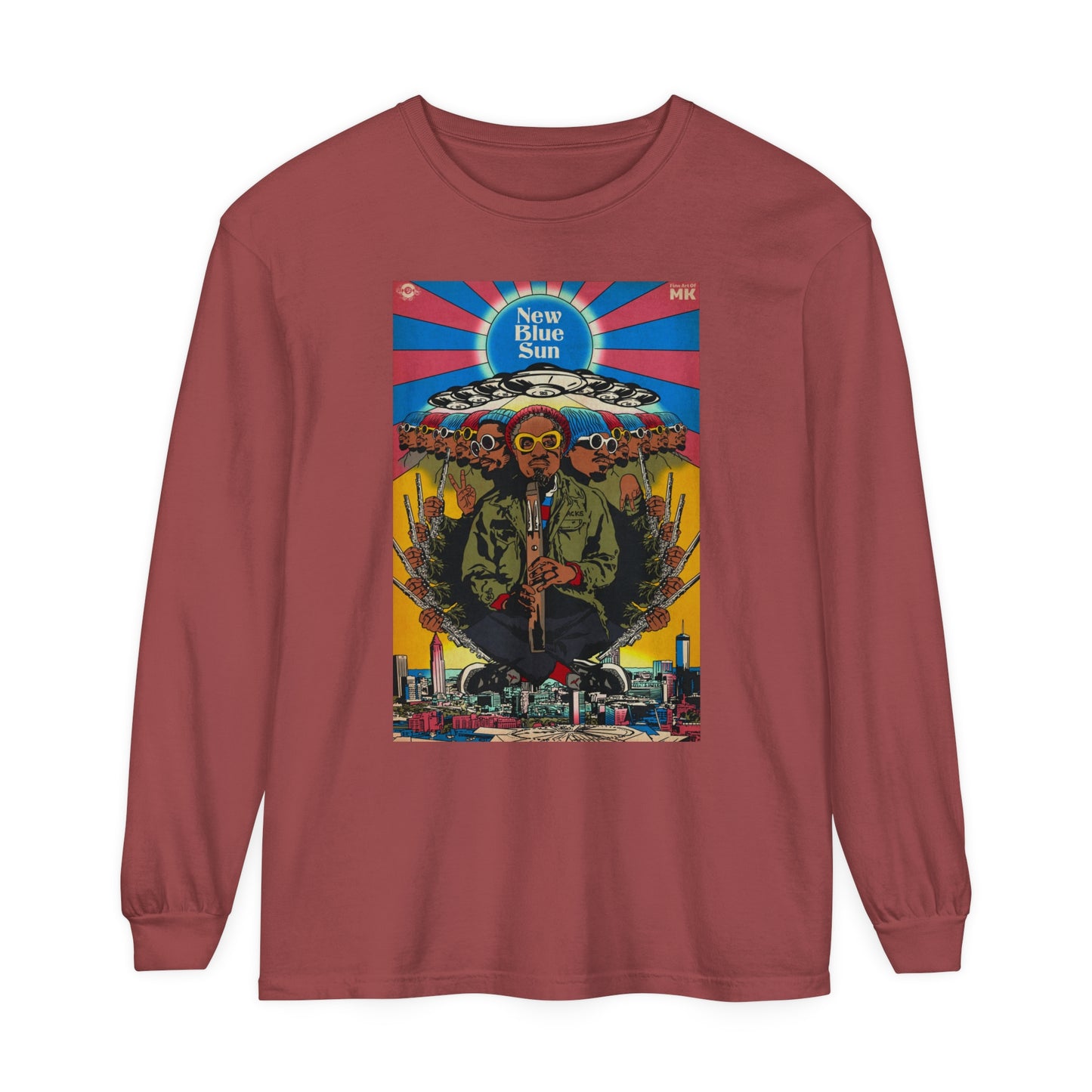 Blue Sun - Unisex Comfort Colors Long Sleeve T-Shirt