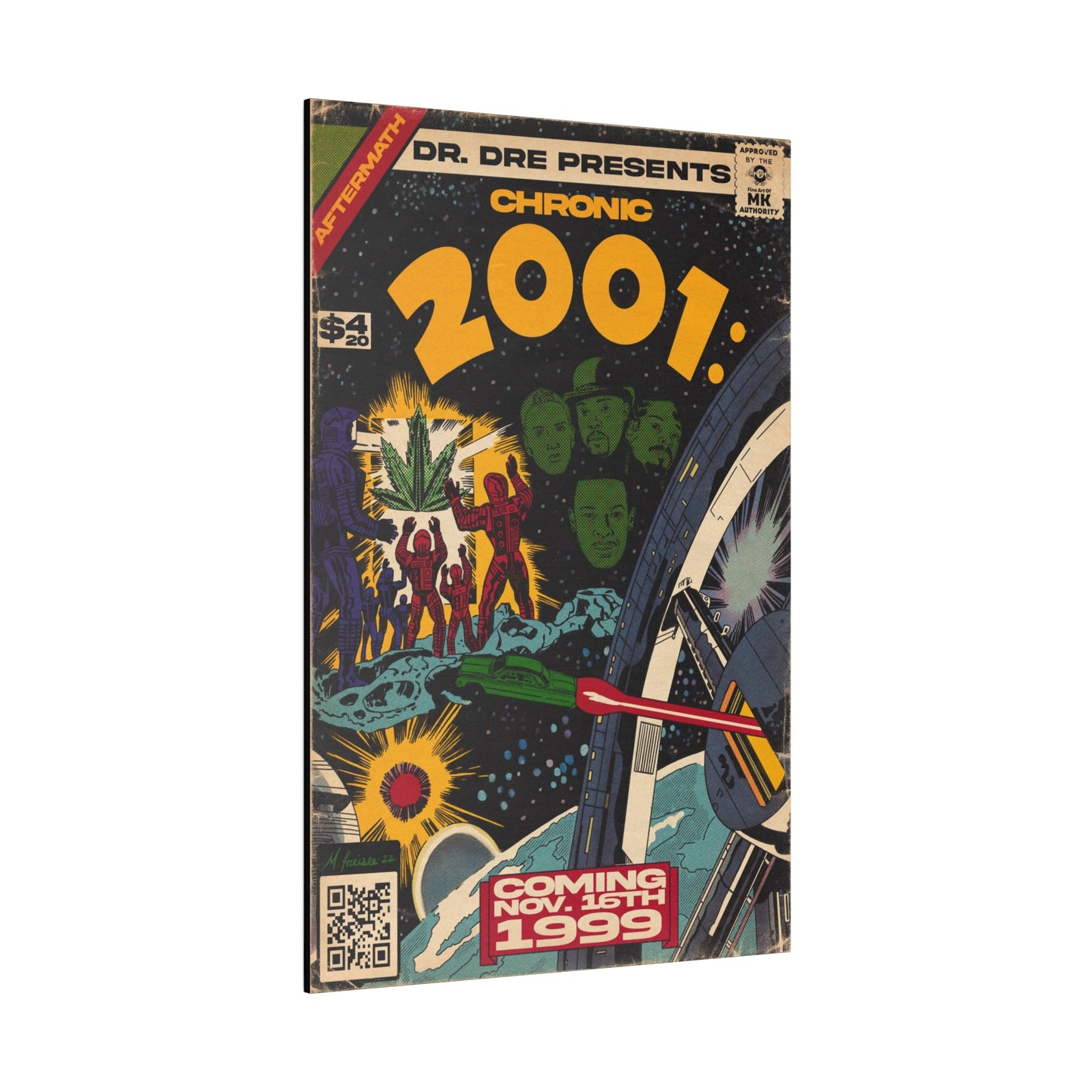 Chronic 2001 - Matte Canvas, Stretched