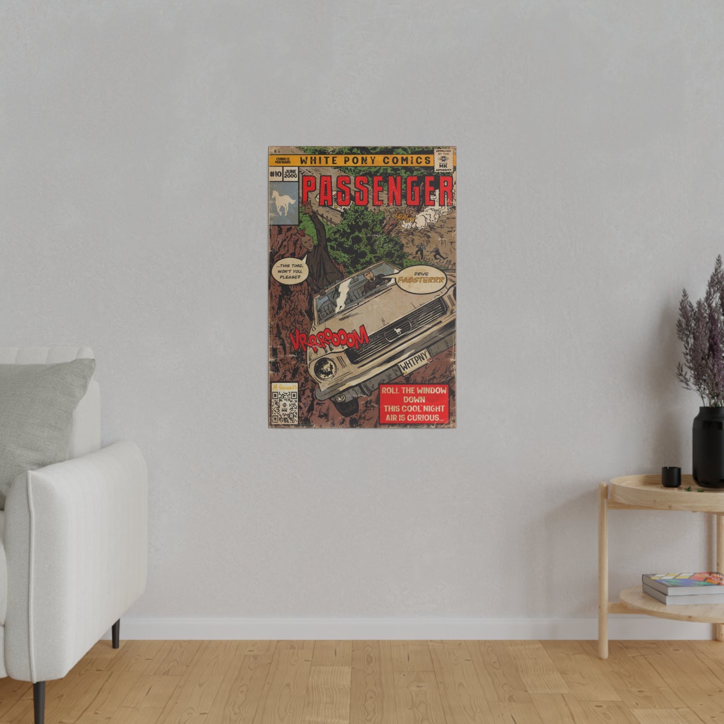 Deftones Featuring Maynard - Passenger - Matte Canvas, Stretched, 0.75"