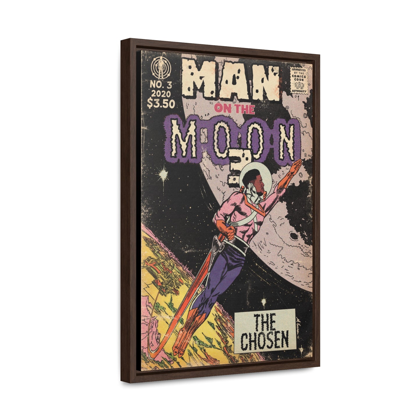 Kid Cudi - Man on the Moon 3 - Gallery Canvas Wraps, Vertical Frame