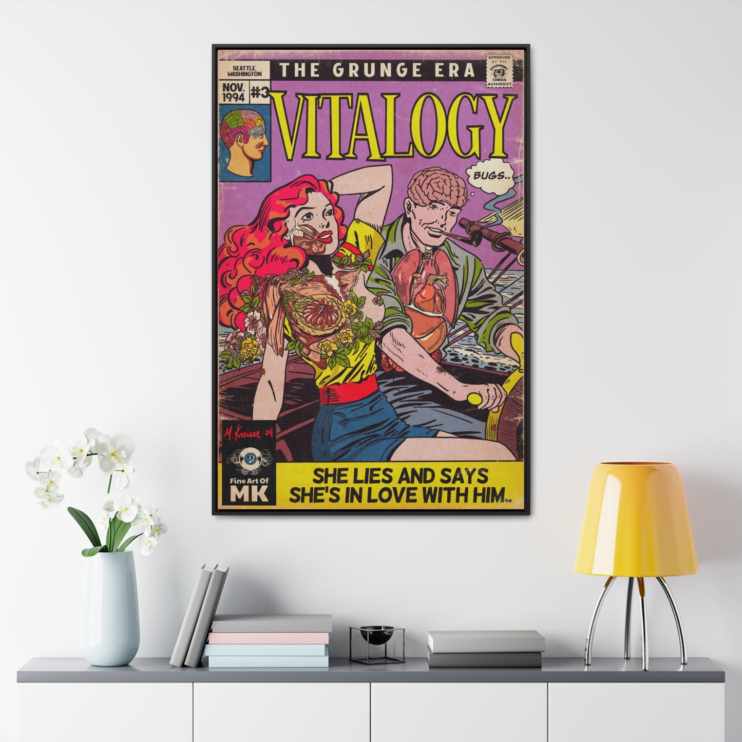 Vitalogy - Gallery Canvas Wraps, Vertical Frame