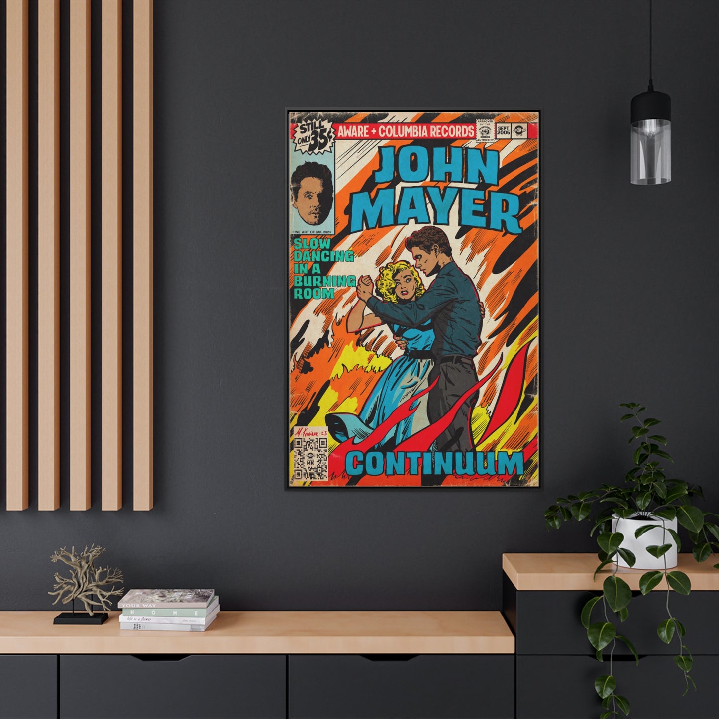John Mayer - Slow Dancing in a Burning Room - Gallery Canvas Wraps, Vertical Frame
