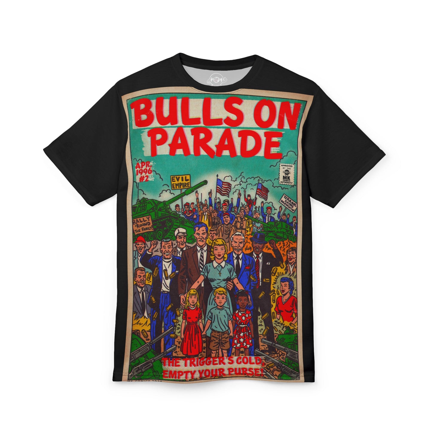 Bulls Parade -Unisex Cut & Sew Tee (AOP)
