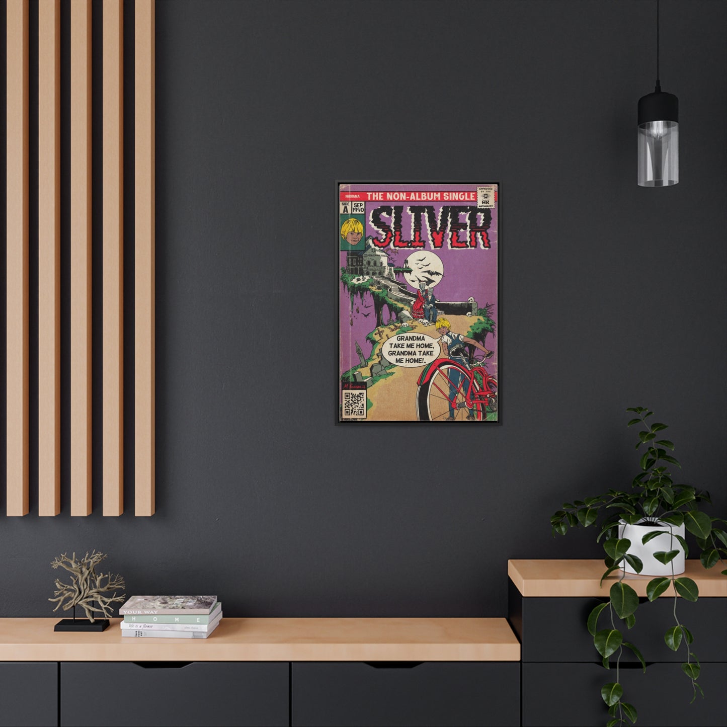 Nirvana - Sliver - Gallery Canvas Wraps, Vertical Frame