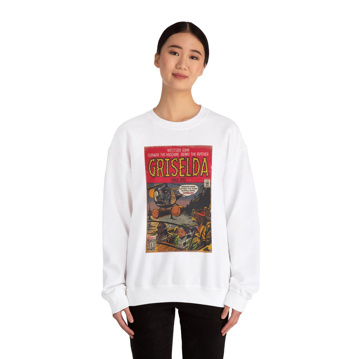 Griselda - Comic Book Art - Unisex Heavy Blend™ Crewneck Sweatshirt