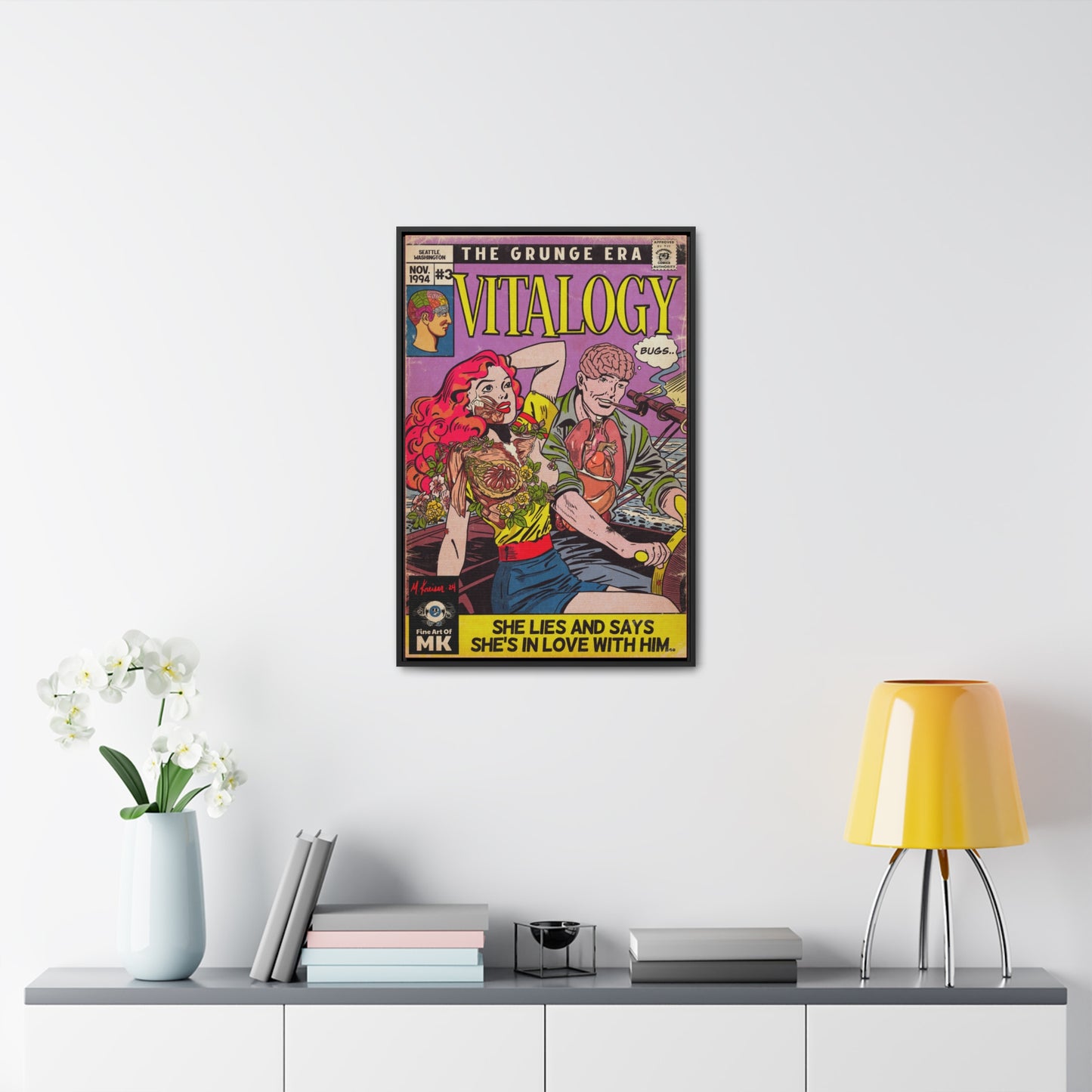 Vitalogy - Gallery Canvas Wraps, Vertical Frame