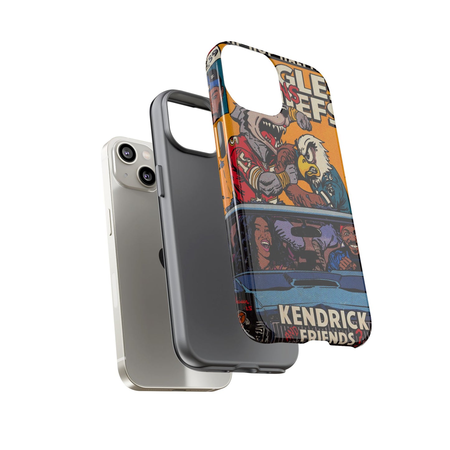 Kendrick & SZA - 2025 Halftime - Eagles vs Chiefs - Tough Phone Cases