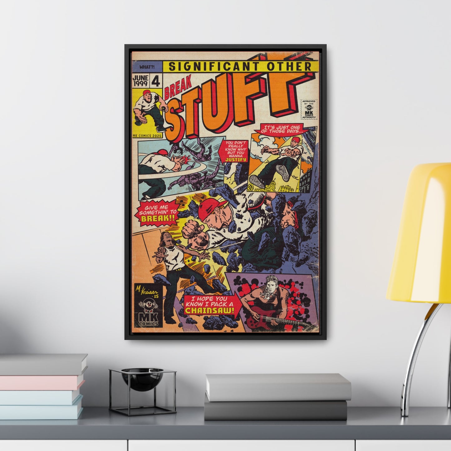 Break Stuff - Gallery Canvas Wraps, Vertical Frame