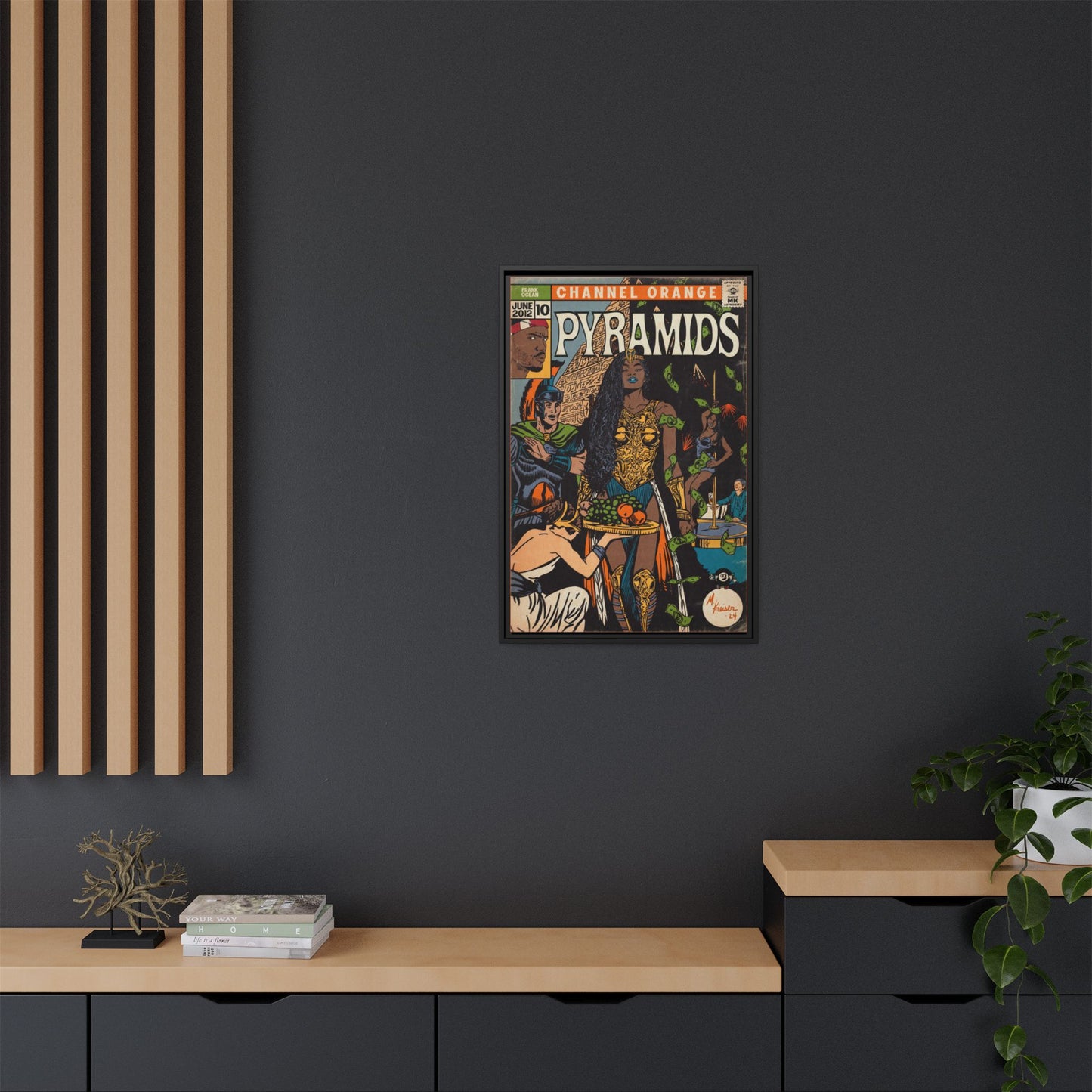 Frank Ocean - Pyramids - Gallery Canvas Wraps, Vertical Frame