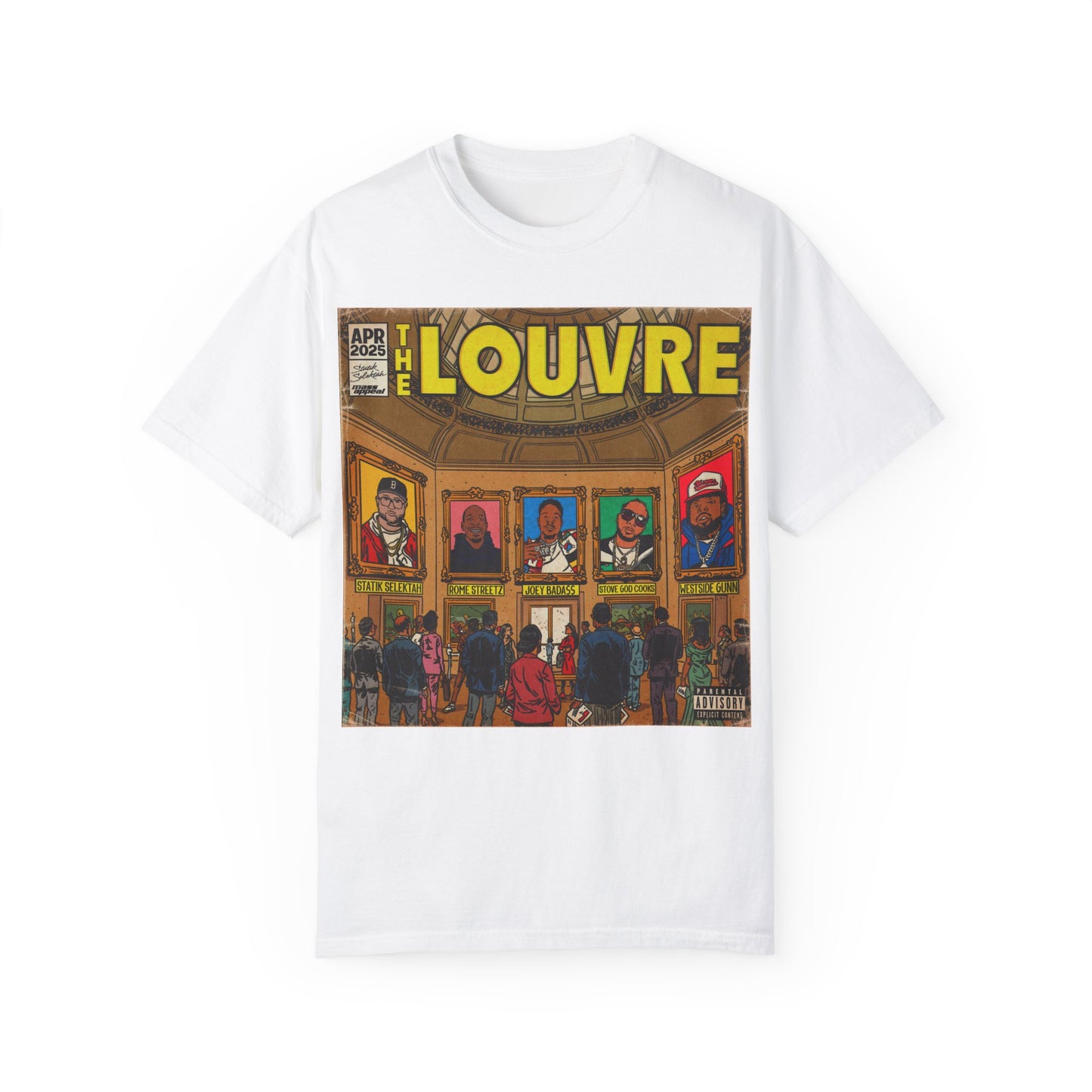 The Louvre - Statik Selektah & MK Collab - Unisex Comfort Colors T-shirt