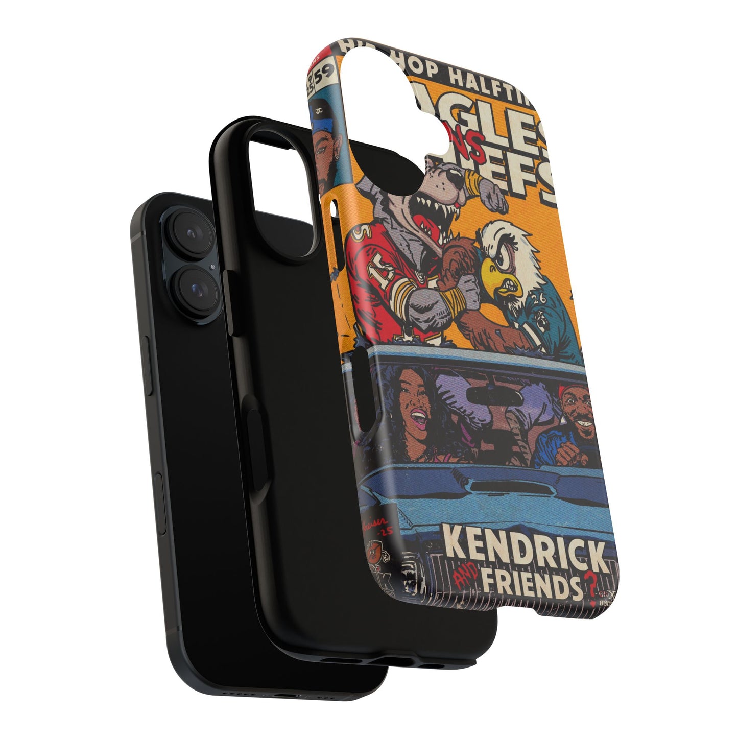 Kendrick & SZA - 2025 Halftime - Eagles vs Chiefs - Tough Phone Cases
