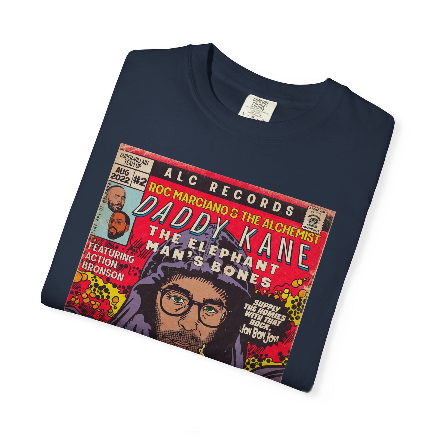 Roc Marciano, Alchemist, Action Bronson - Daddy Kane - Unisex Comfort Colors T-shirt