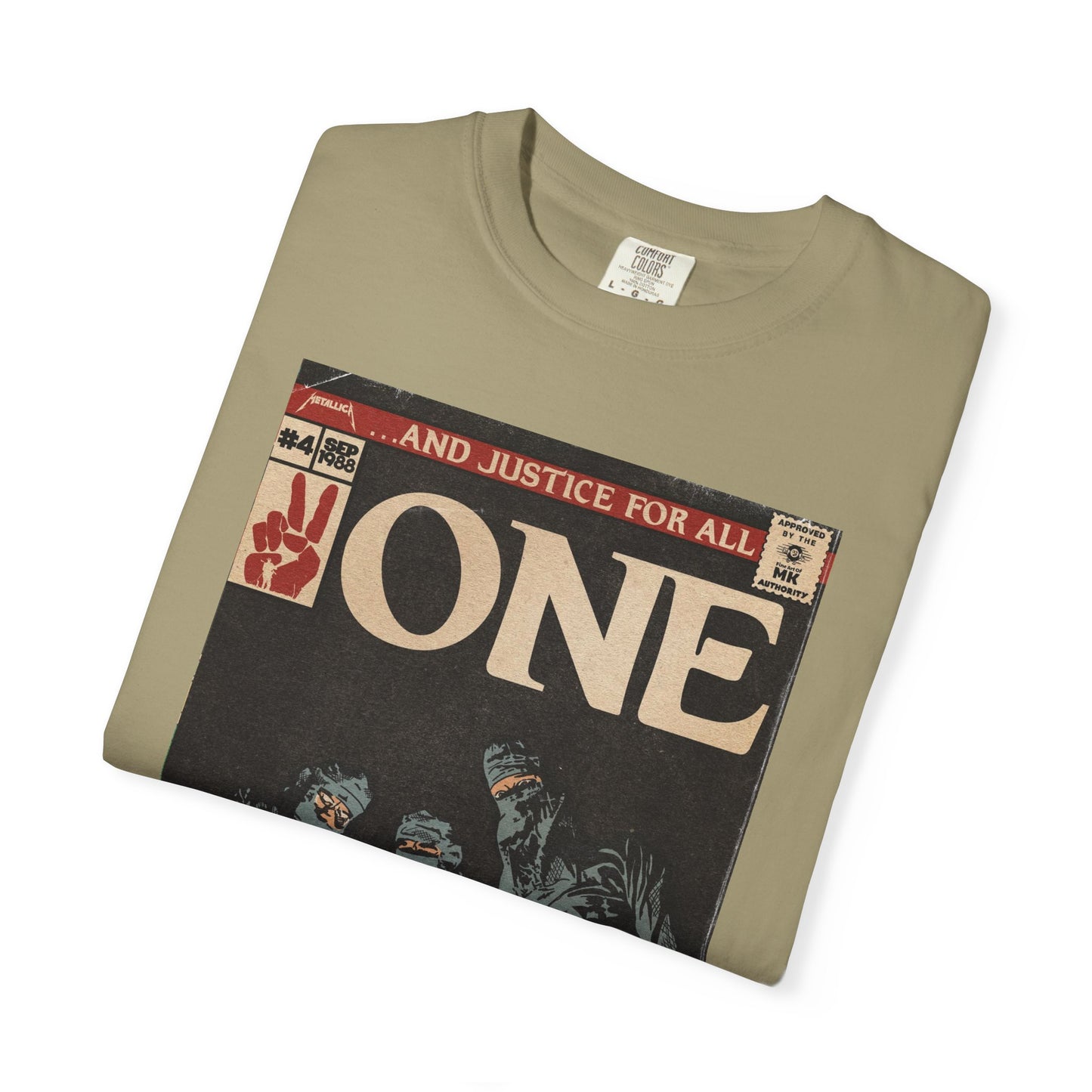 Metallica - One - Unisex Comfort Colors T-shirt