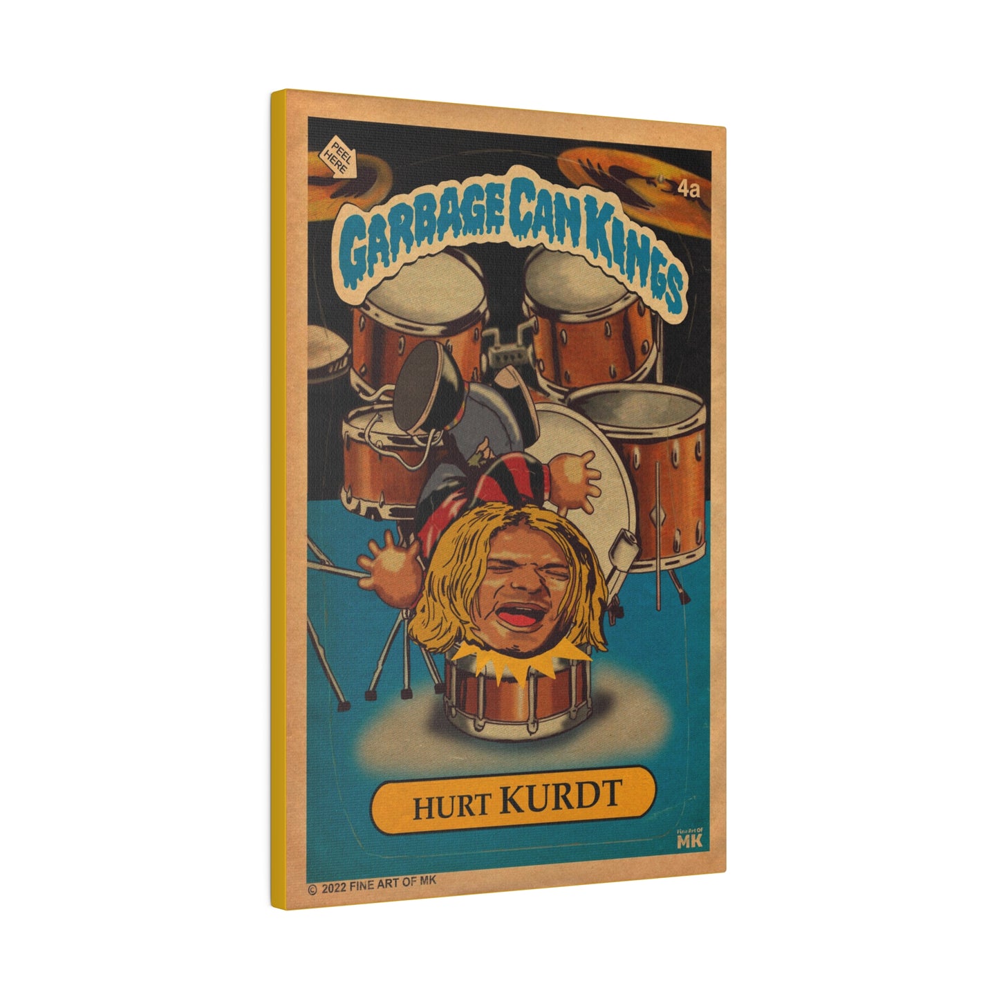 Hurt KURDT - Garbage Can Kings - Nirvana - Matte Canvas, Stretched, 0.75"