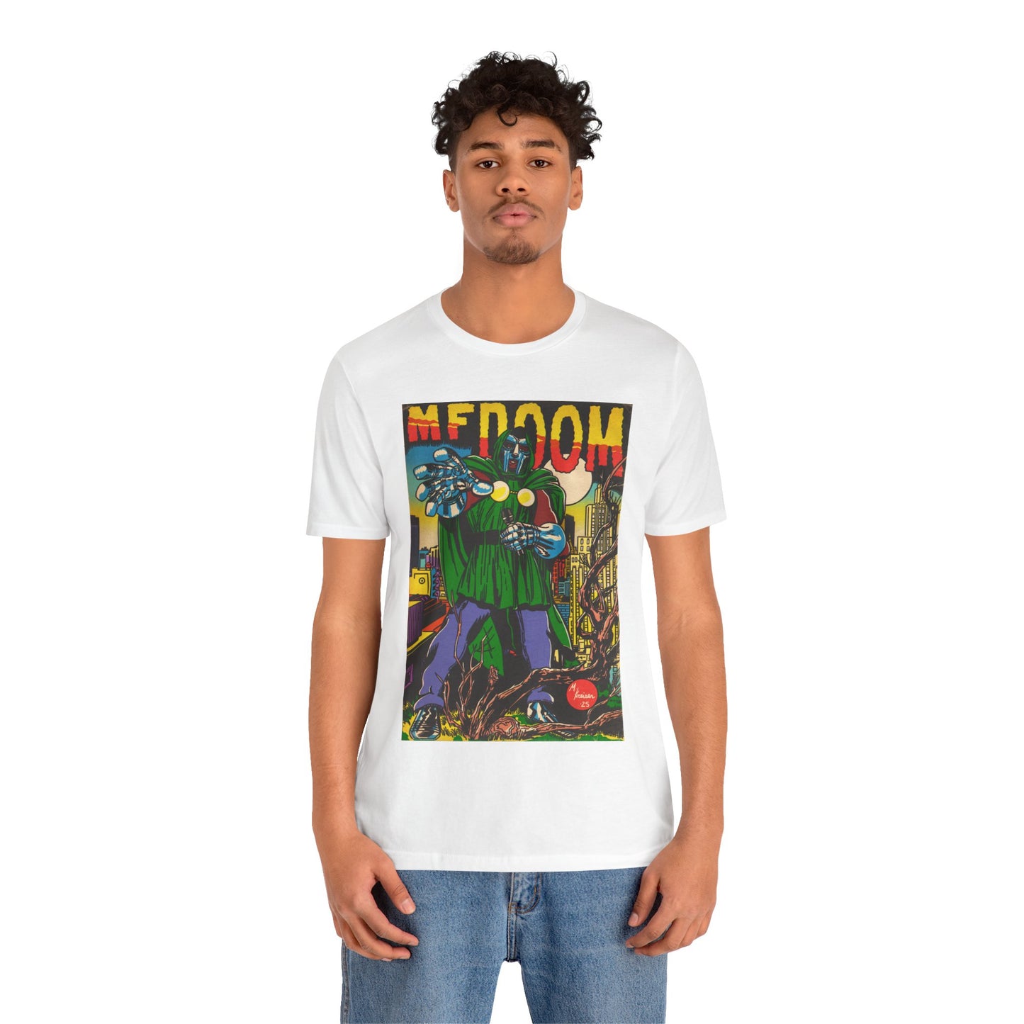 DOOM - Comic Book Art - Unisex Jersey T-Shirt