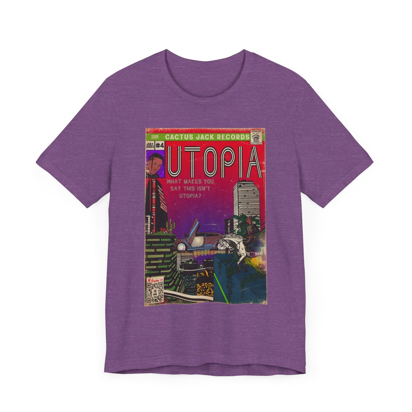 Travis Scott - Utopia - Unisex Jersey Short Sleeve Tee