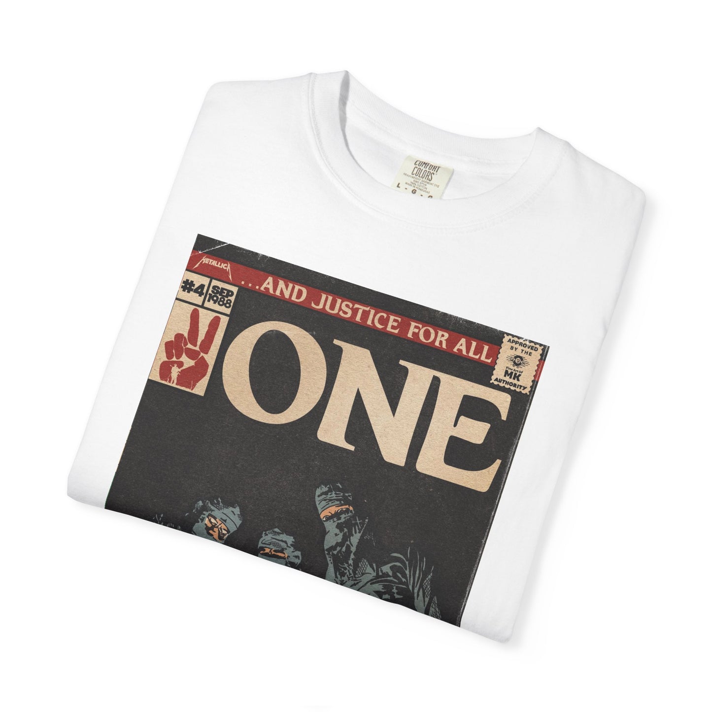 Metallica - One - Unisex Comfort Colors T-shirt