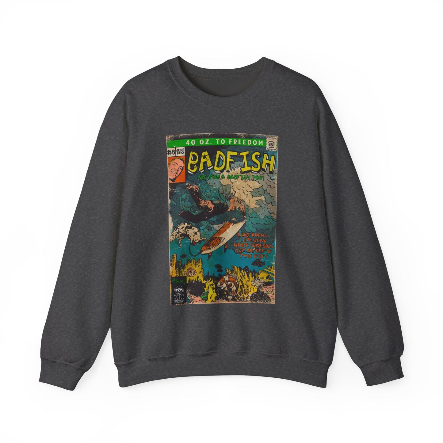 Badfish - Unisex Heavy Blend™ Crewneck Sweatshirt