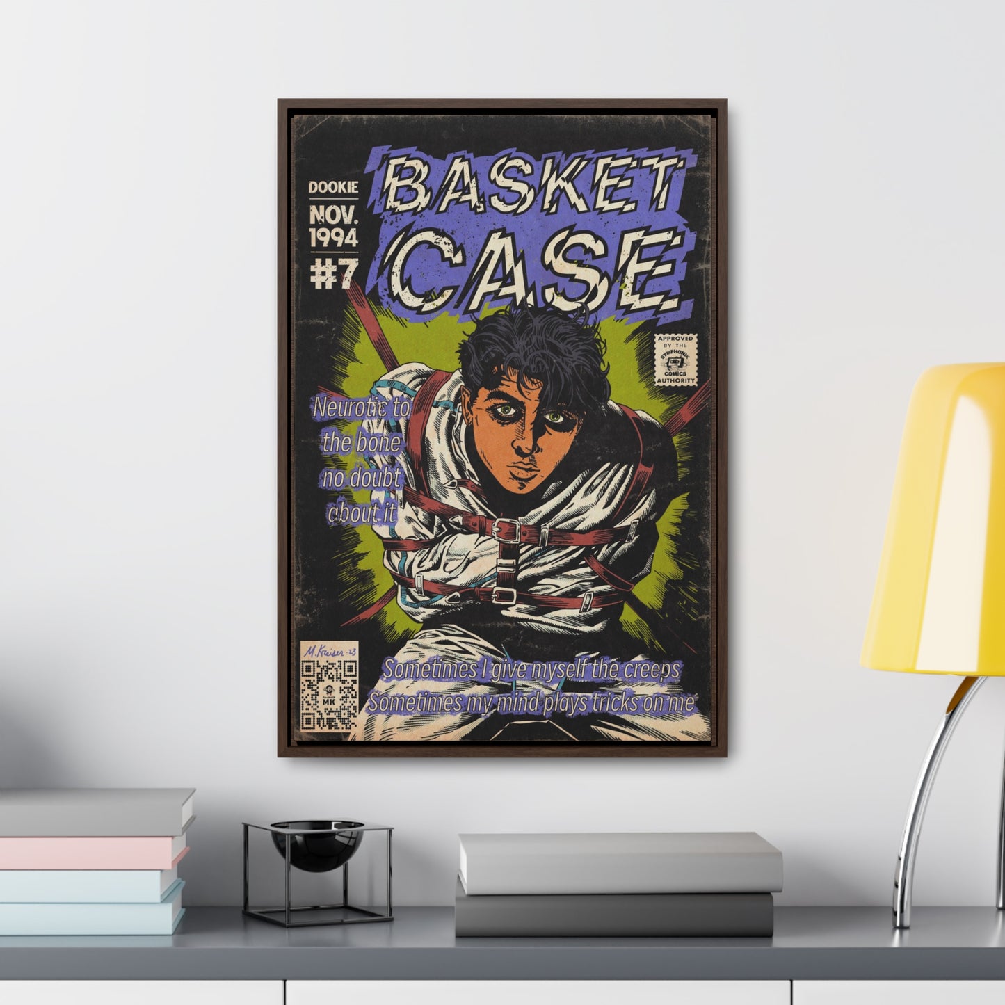 Green Day - Basket Case - Gallery Canvas Wraps, Vertical Frame