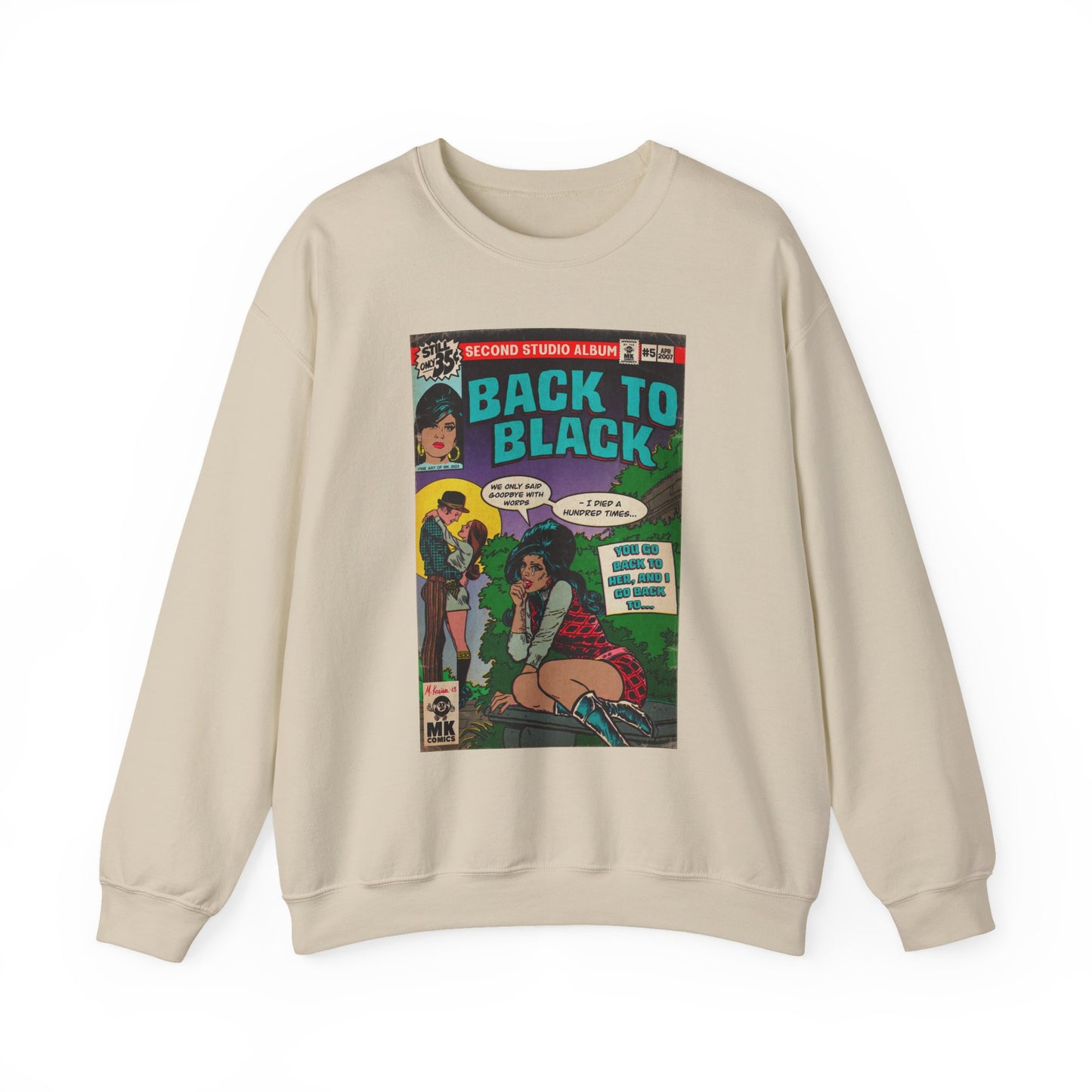 Back to Black - Unisex Heavy Blend™ Crewneck Sweatshirt