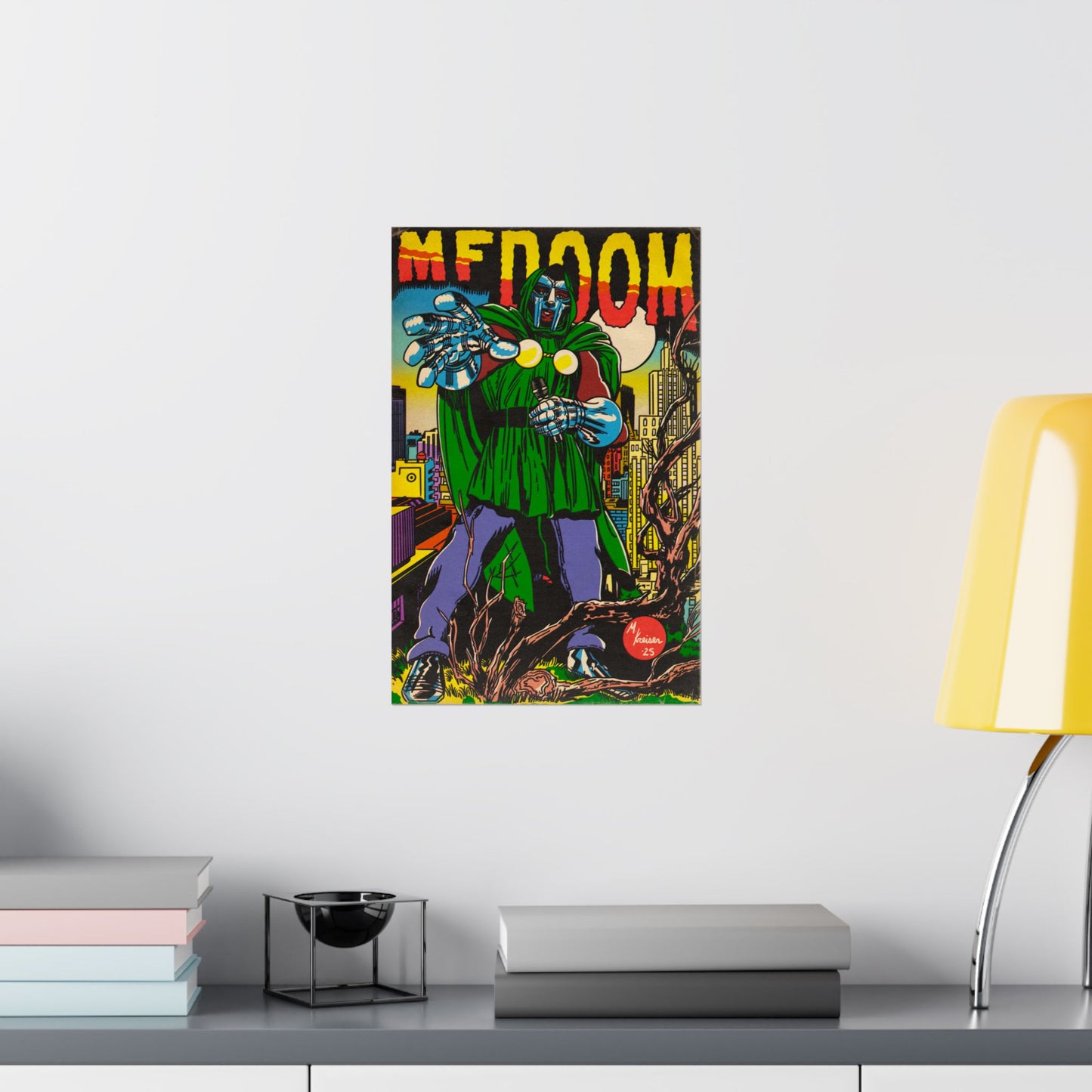 DOOM - Hip Hop Comics - Vertical Matte Poster