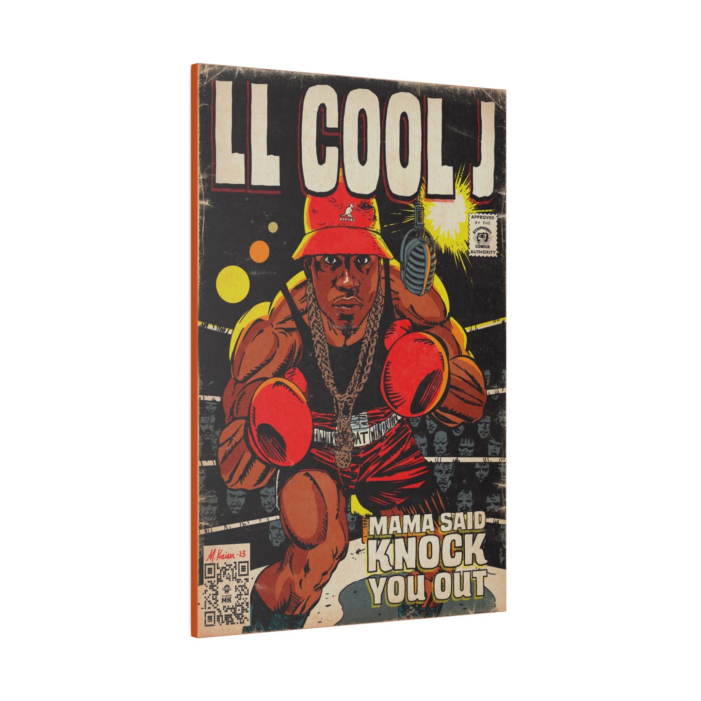 LL Cool J - Mama Said Knock You Out - Matte Canvas, Stretched, 0.75"