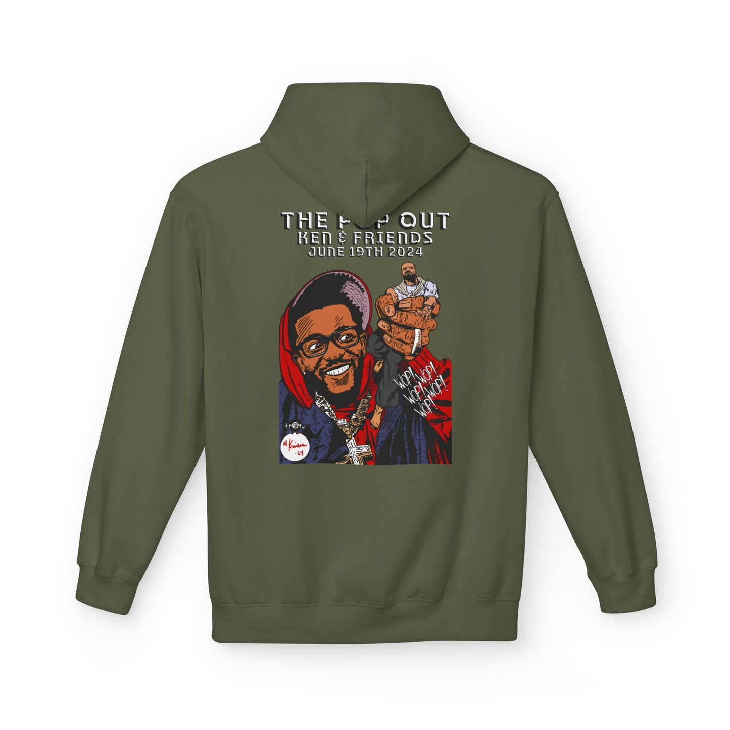 Kendrick Lamar - The Pop Out - Unisex Midweight Softstyle Fleece Hoodie