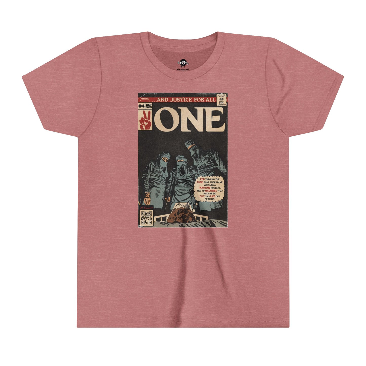 KIDS - Metallica- One - Youth Short Sleeve Tee