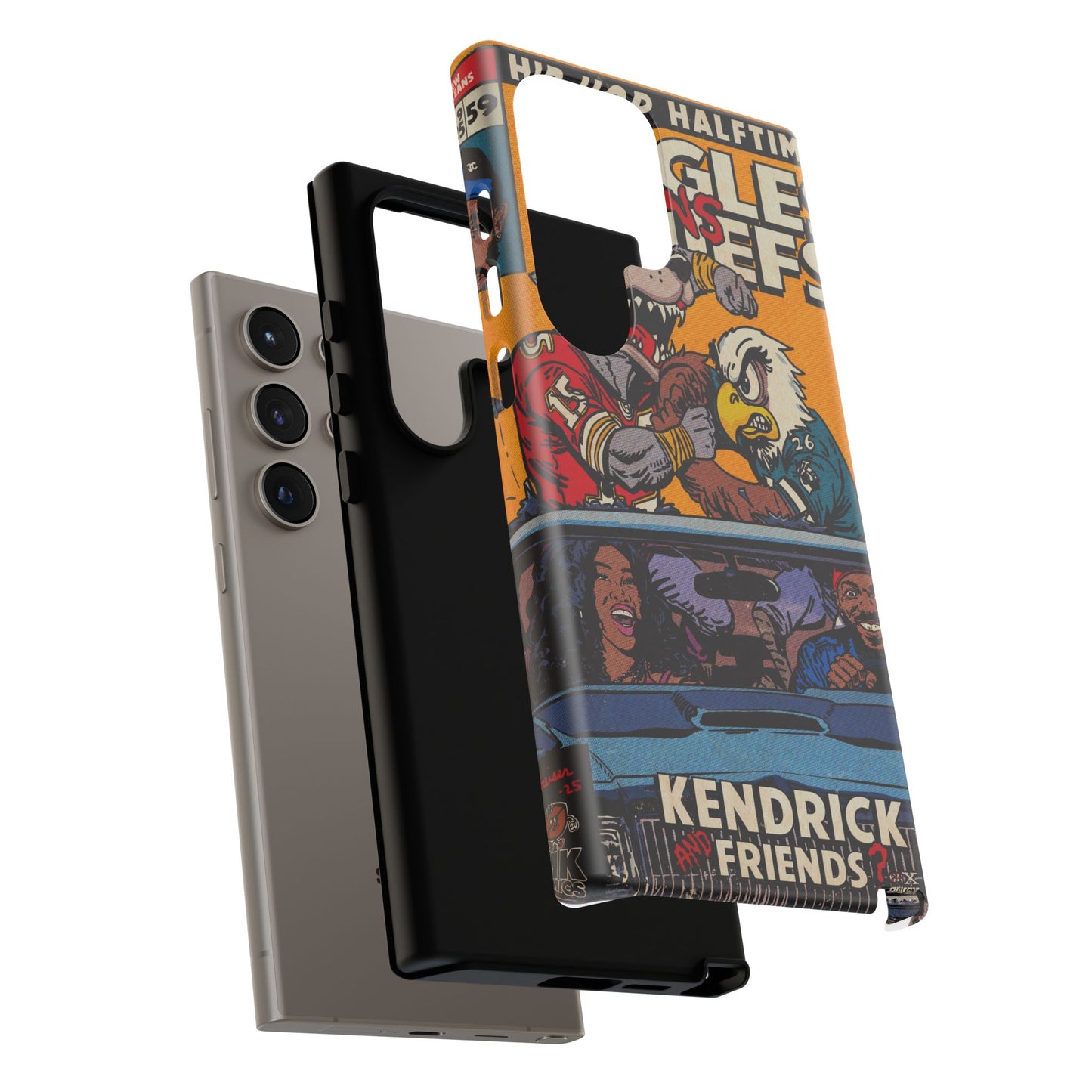Kendrick & SZA - 2025 Halftime - Eagles vs Chiefs - Tough Phone Cases