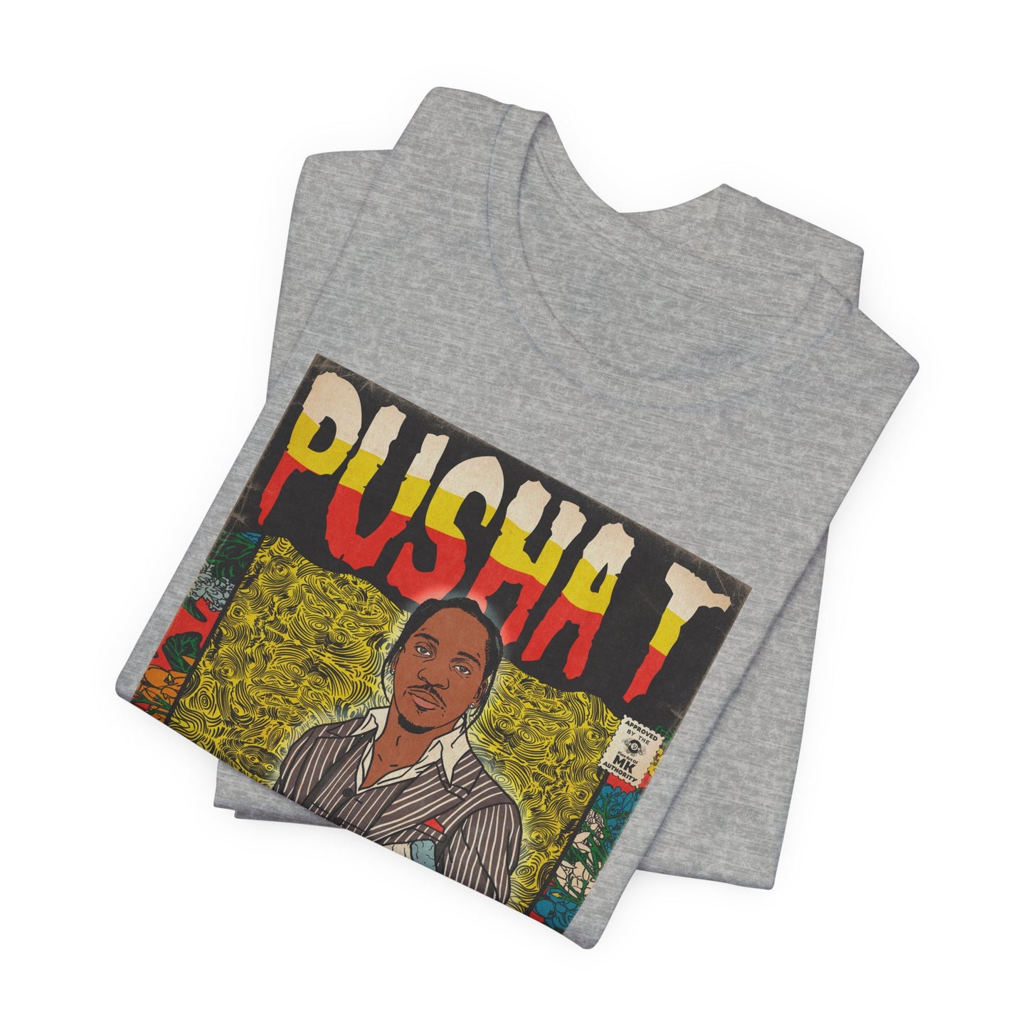 Pusha T - Comic Book Art - Unisex Jersey Short Sleeve Tee