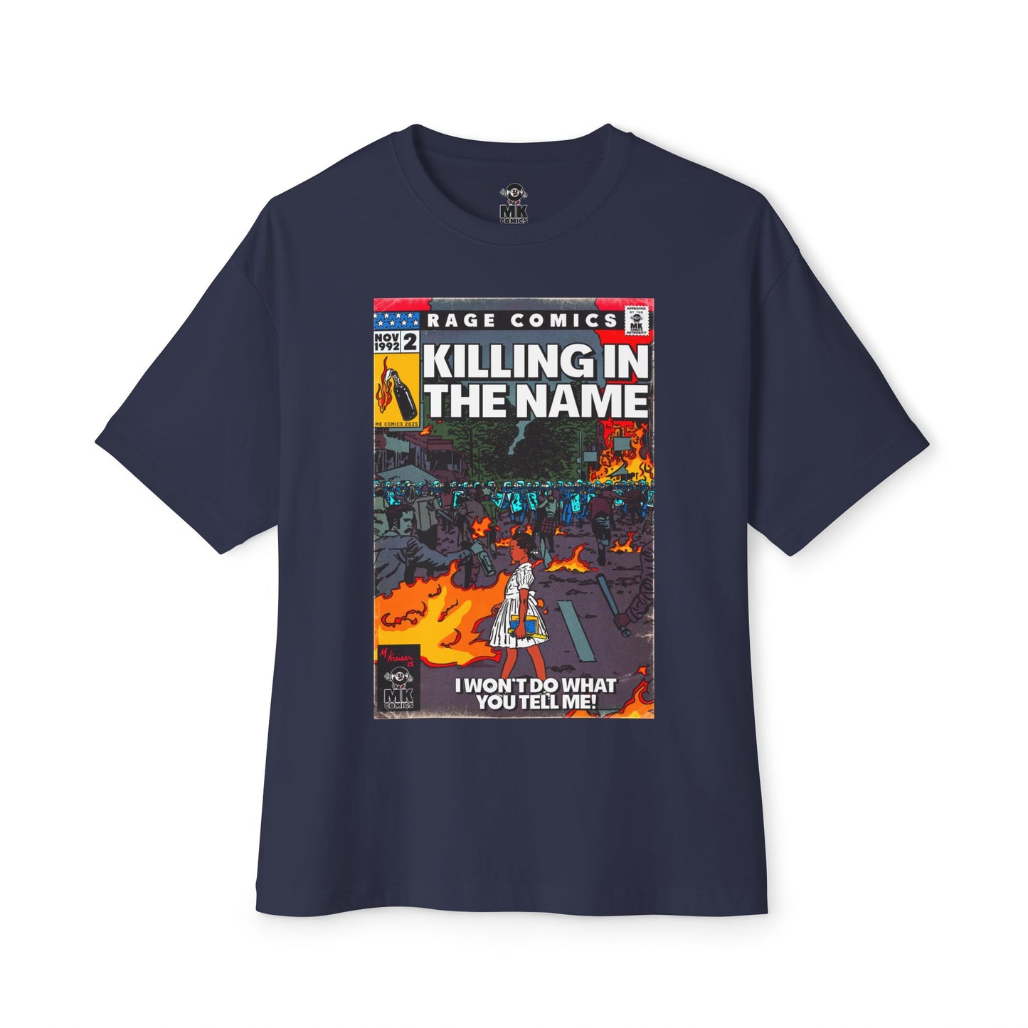 Rage - Killing In the Name - Unisex Oversized Boxy Tee