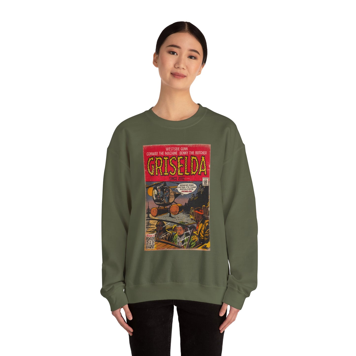 Griselda - Comic Book Art - Unisex Heavy Blend™ Crewneck Sweatshirt