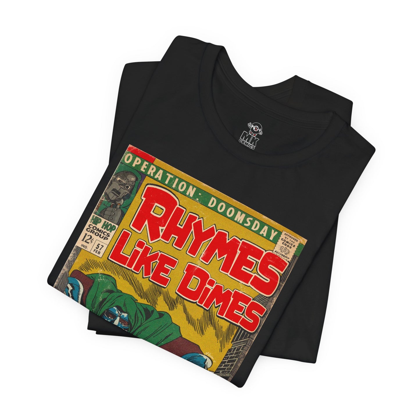 MF DOOM - Rhymes Like Dimes - Unisex Jersey Short Sleeve Tee
