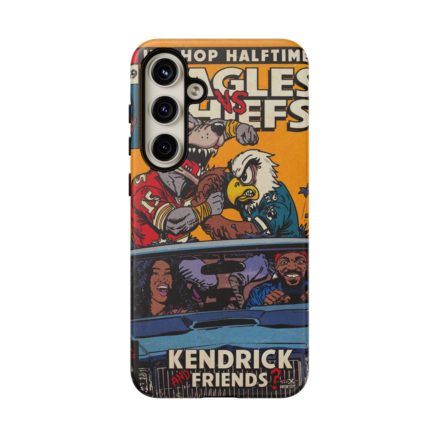 Kendrick & SZA - 2025 Halftime - Eagles vs Chiefs - Tough Phone Cases