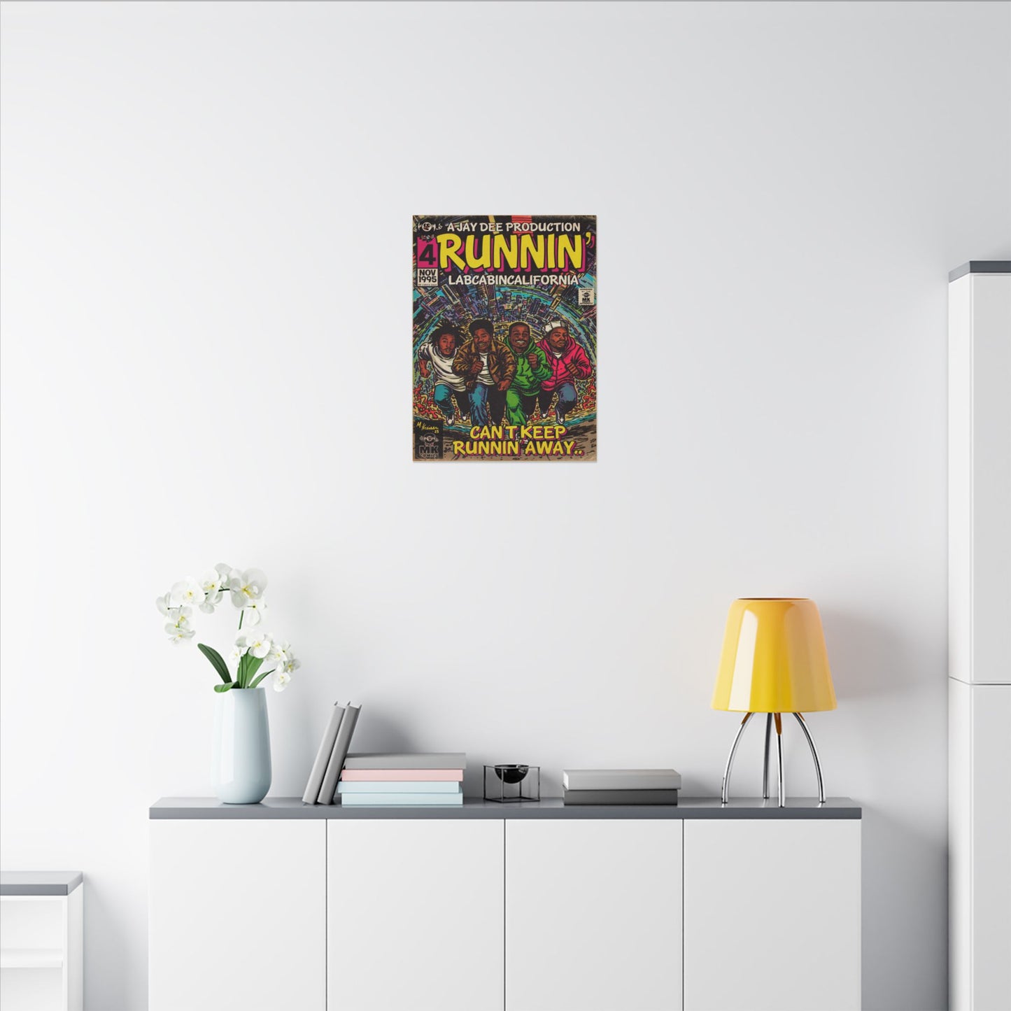 Runnin' - Matte Canvas, Stretched, 0.75" (Multi-Size)