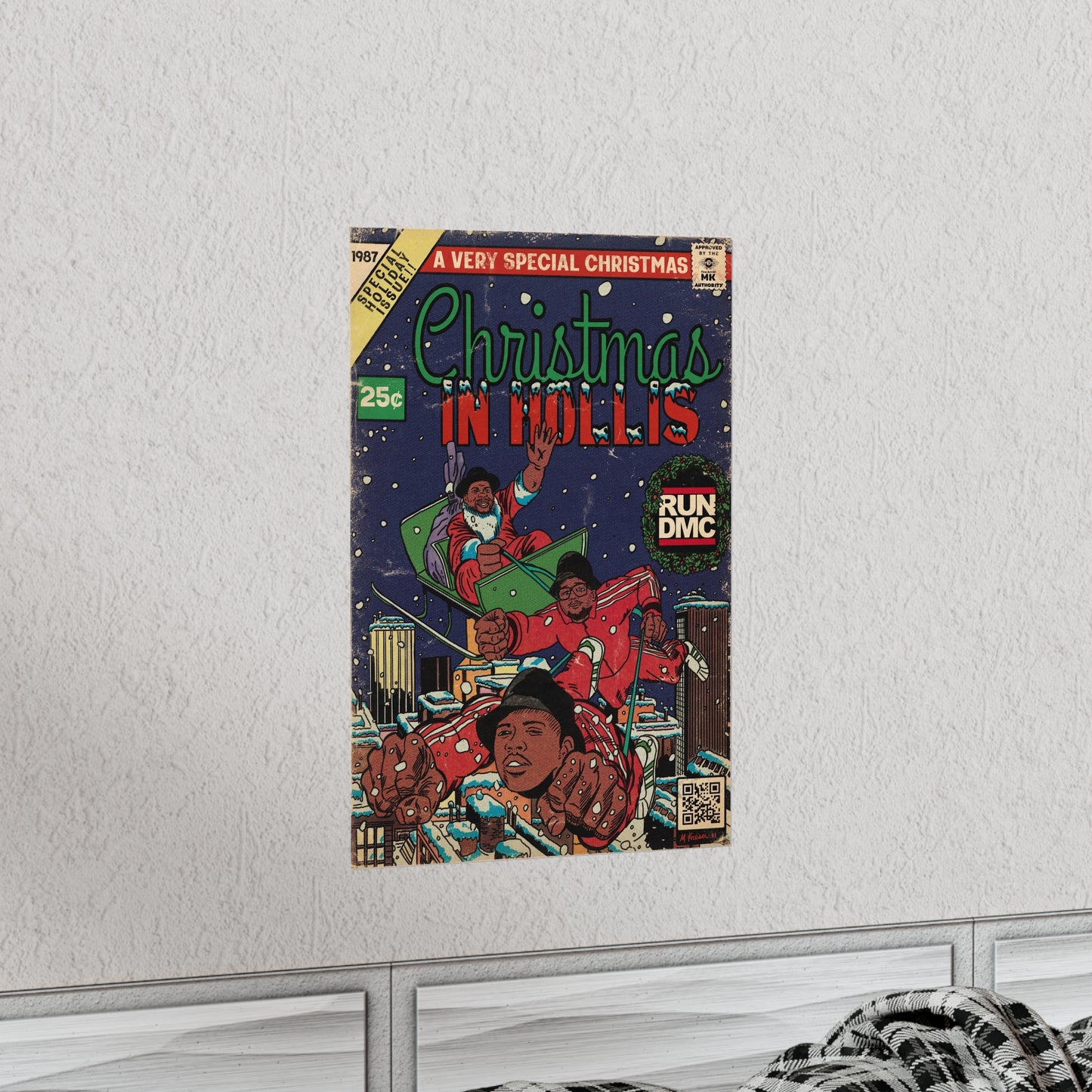 RUN DMC - Christmas In Hollis- Vertical Matte Poster