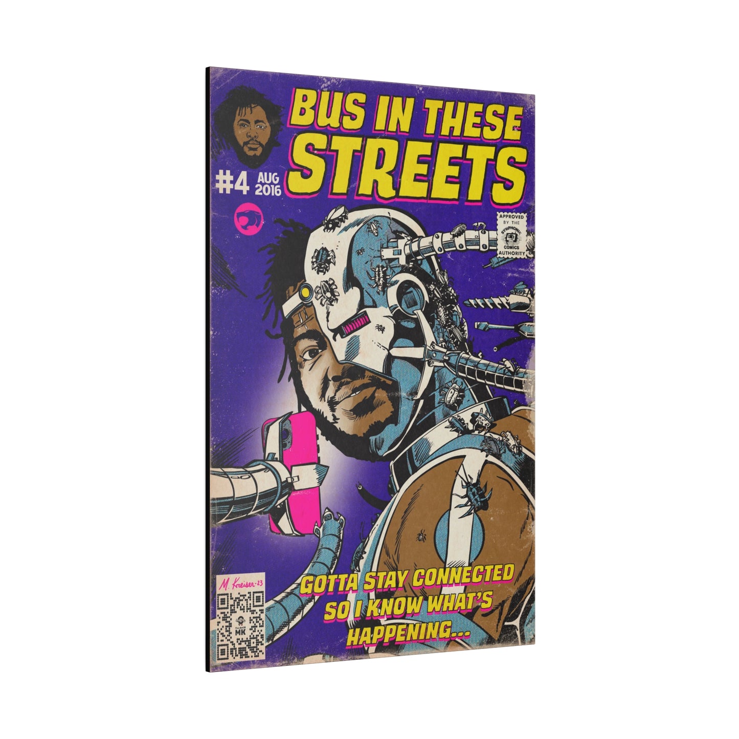 Thundercat - Bus In These Streets - Matte Canvas, Stretched, 0.75"