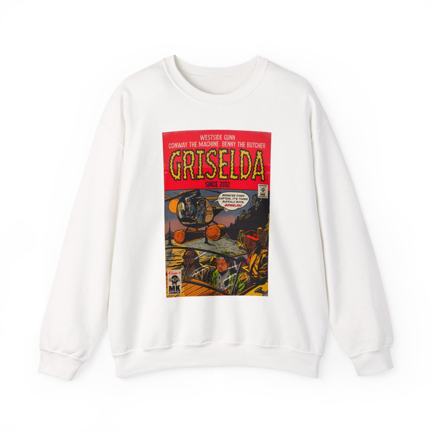 Griselda - Comic Book Art - Unisex Heavy Blend™ Crewneck Sweatshirt