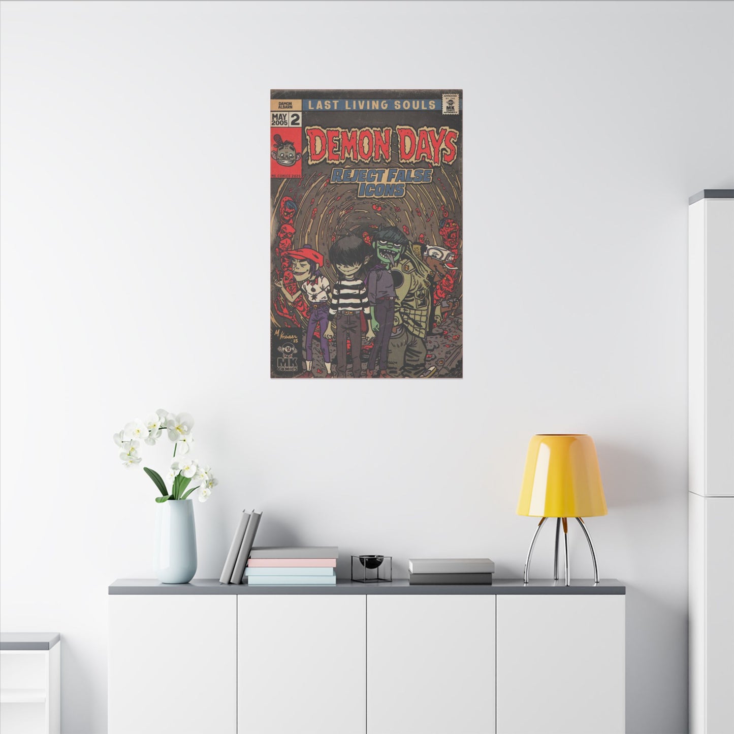 Demon Days - Matte Canvas, Stretched, 0.75" (Multi-Size)