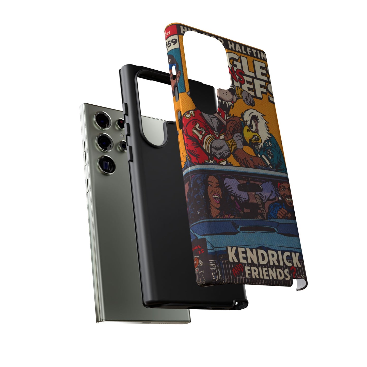 Kendrick & SZA - 2025 Halftime - Eagles vs Chiefs - Tough Phone Cases