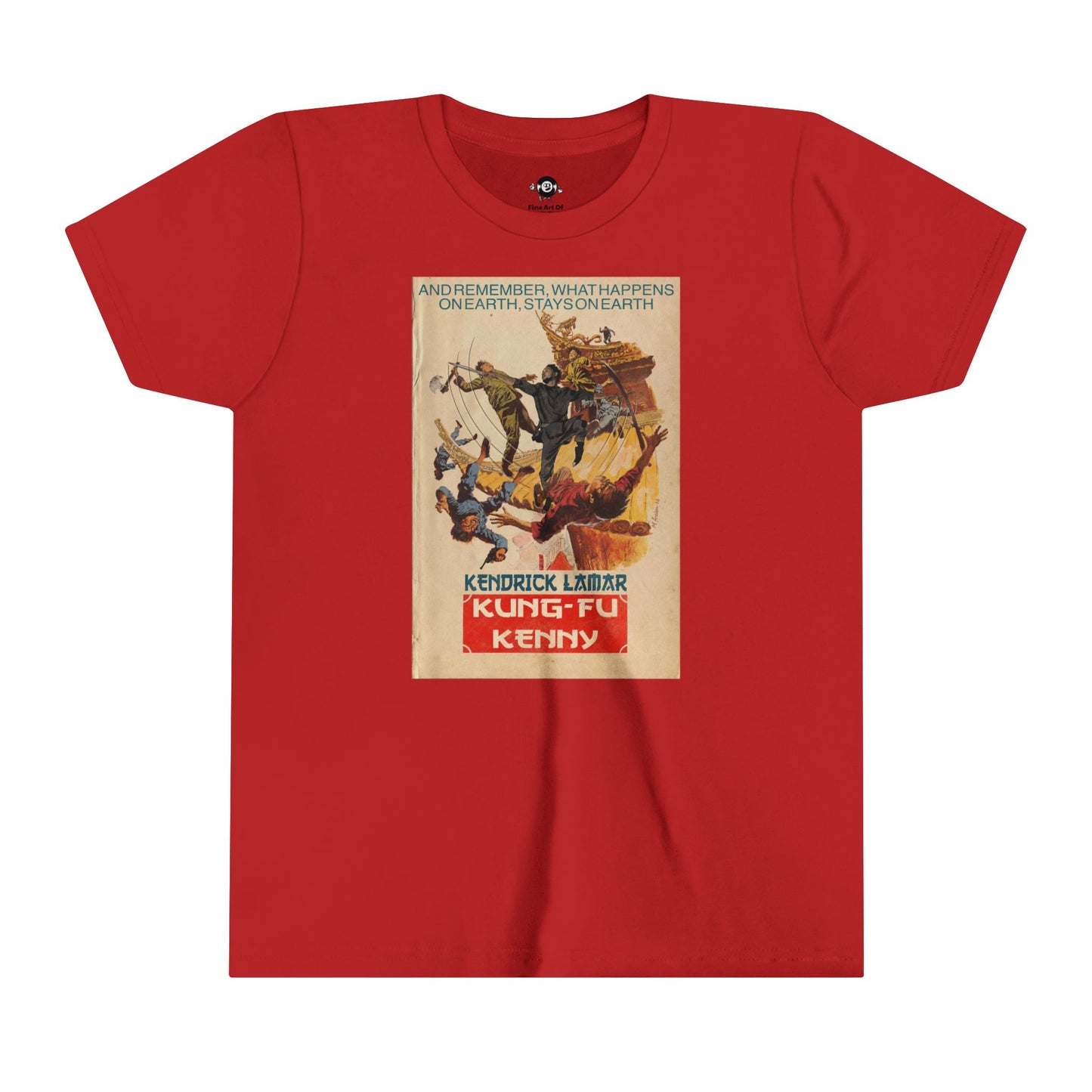 KIDS - Kendrick Lamar- Kung Fu Kenny - Youth Short Sleeve Tee