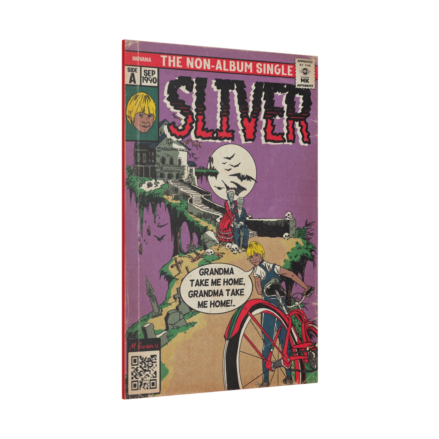 Sliver - Matte Canvas, Stretched