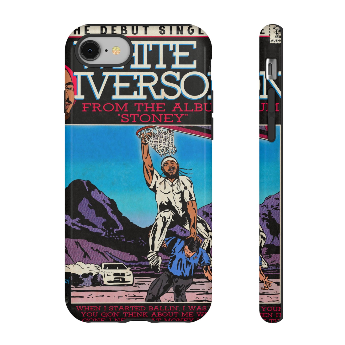 Post Malone - White Iverson - Tough Phone Cases