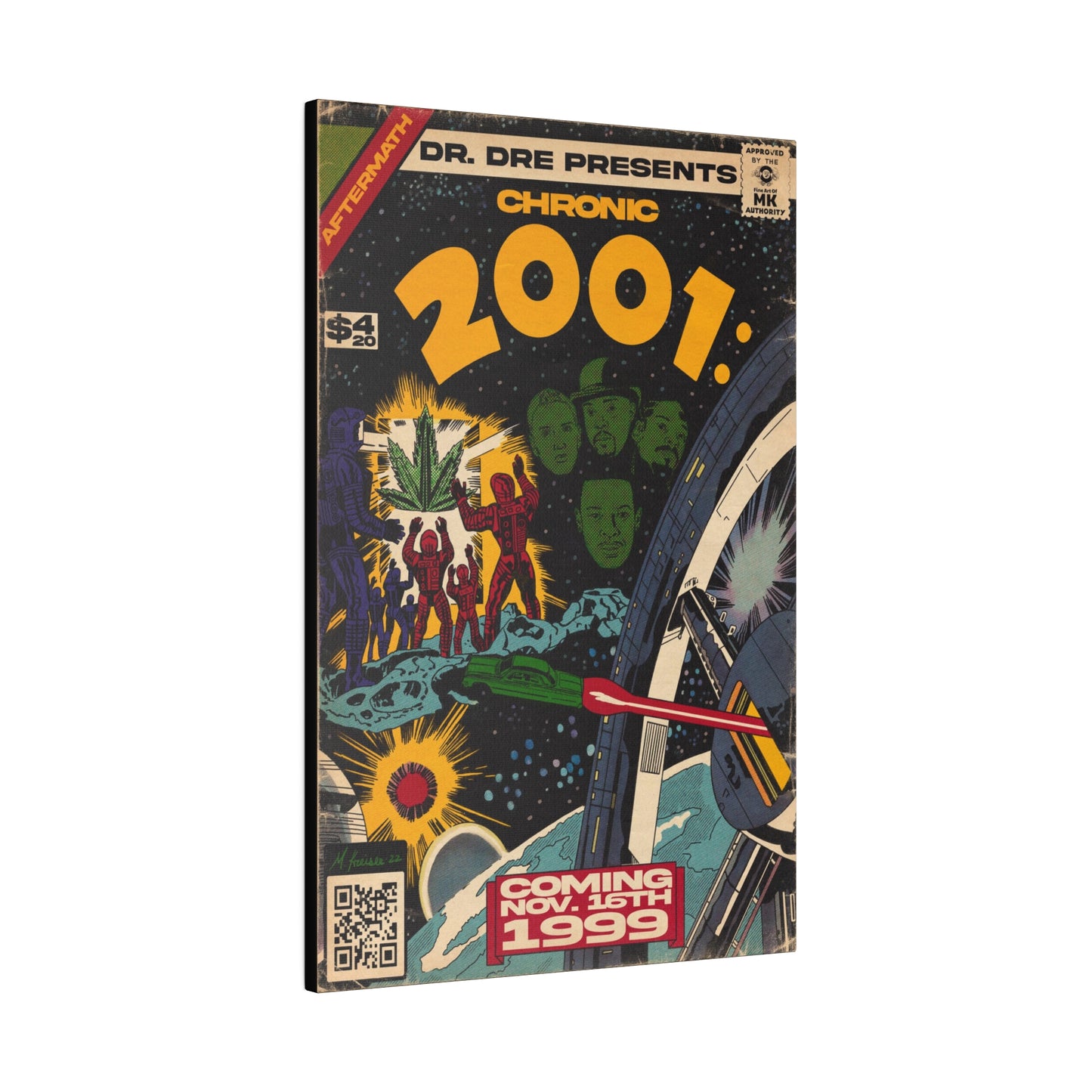 Chronic 2001 - Matte Canvas, Stretched